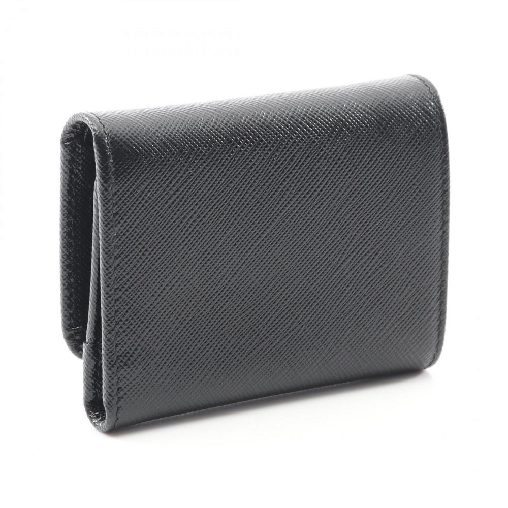 PRADA Black Leather Saffiano Wallet - Picture 3 of 7